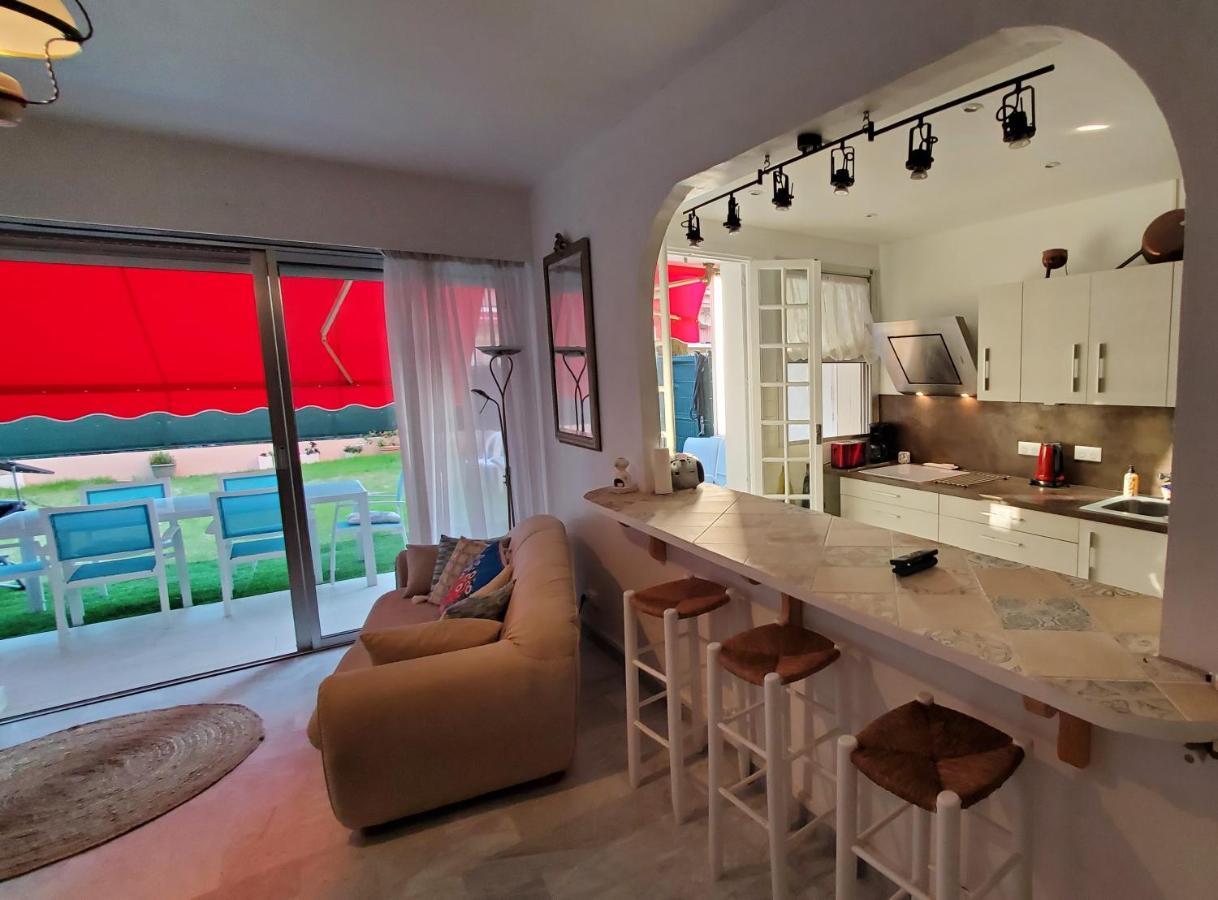 Superbe Rez De Jardin Dans Residence Au Calme Nice Exterior photo